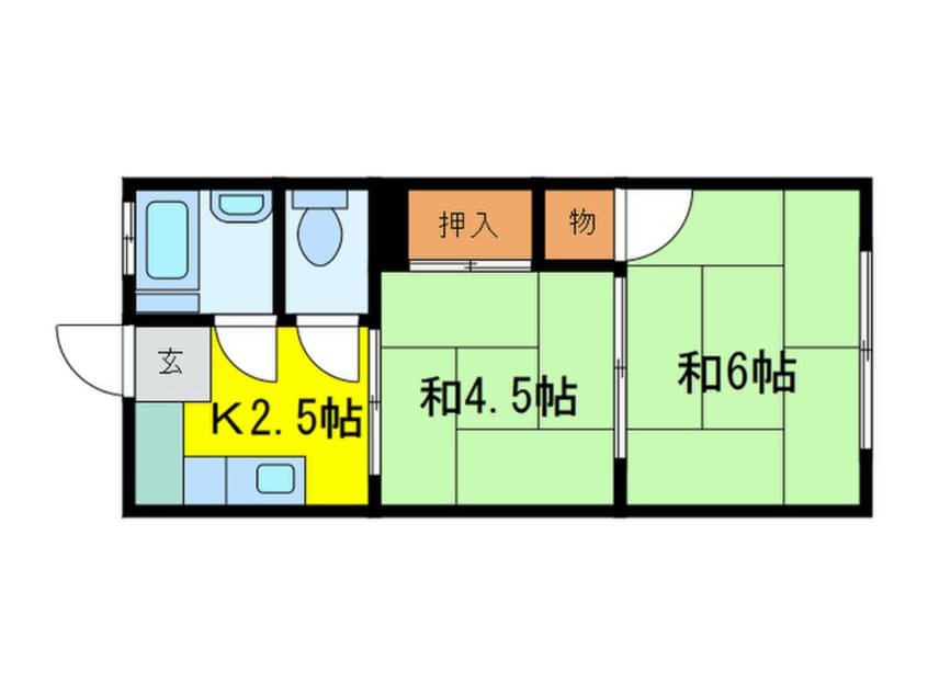 間取図 サンハウス小池