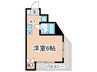 Ｕトピア高幡不動 1Kの間取り