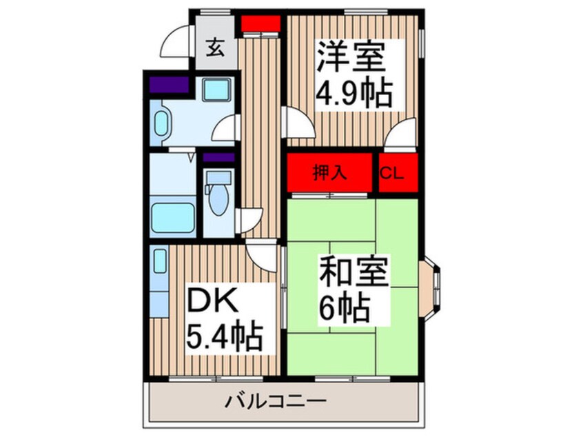 間取図 シャンブル武蔵浦和