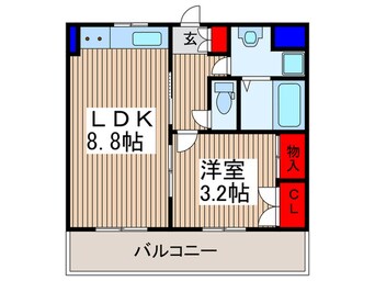 間取図 シャンブル武蔵浦和