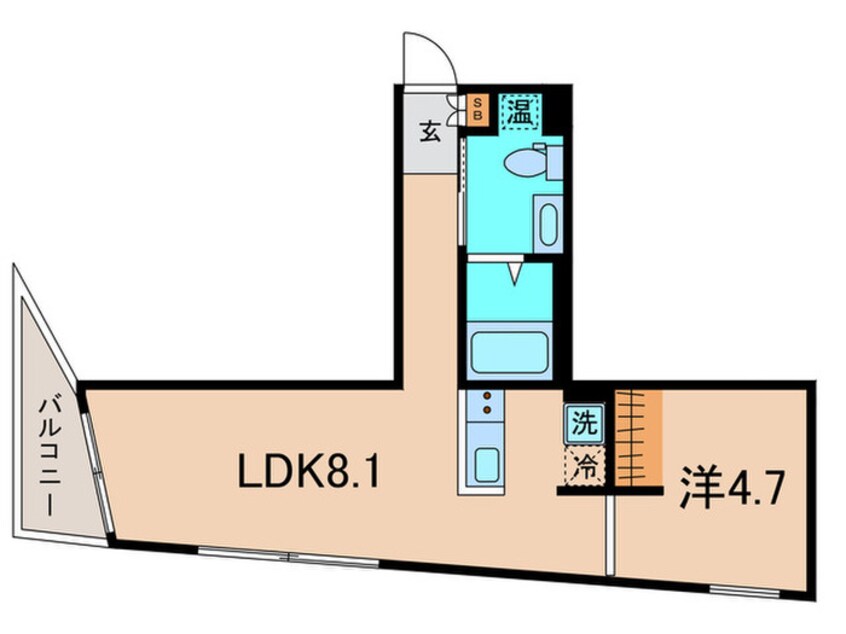 間取図 Moncle　Sakura　Shinmachi