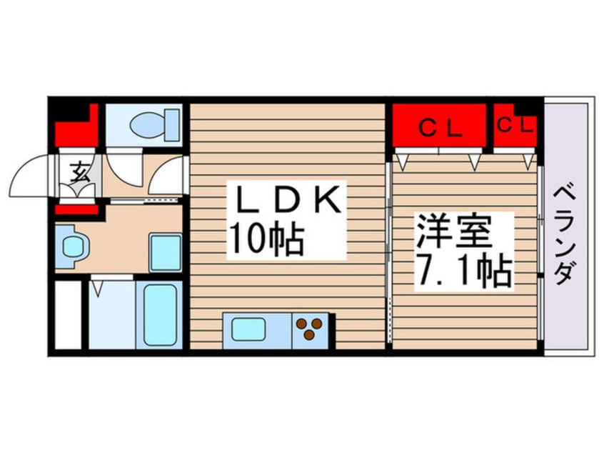 間取図 グランドゥ－ル南行徳