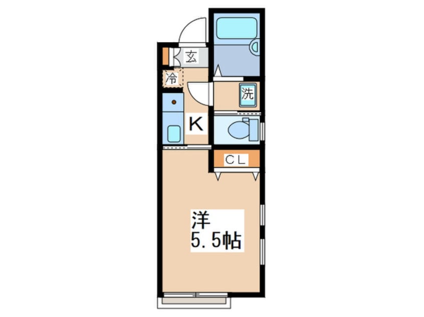 間取図 ラミアカーサ古淵