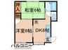 ホーマット金町Ⅰ 2DKの間取り