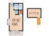 おおたにコーポ 1Rの間取り