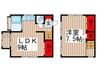田島　戸建 1LDKの間取り