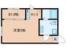 Ｎｅｓｔ成増 1SKの間取り