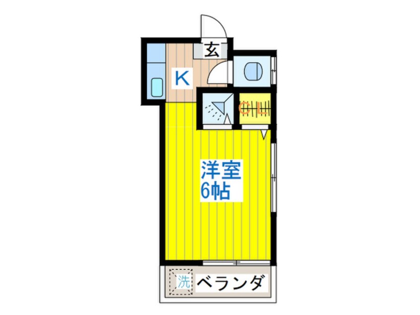 間取図 友金マンション