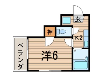 間取図 丘の上ハイツ