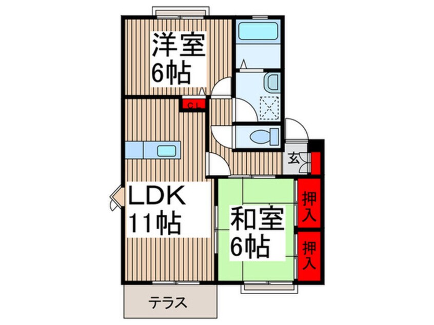 間取図 センチュリ－Ａ