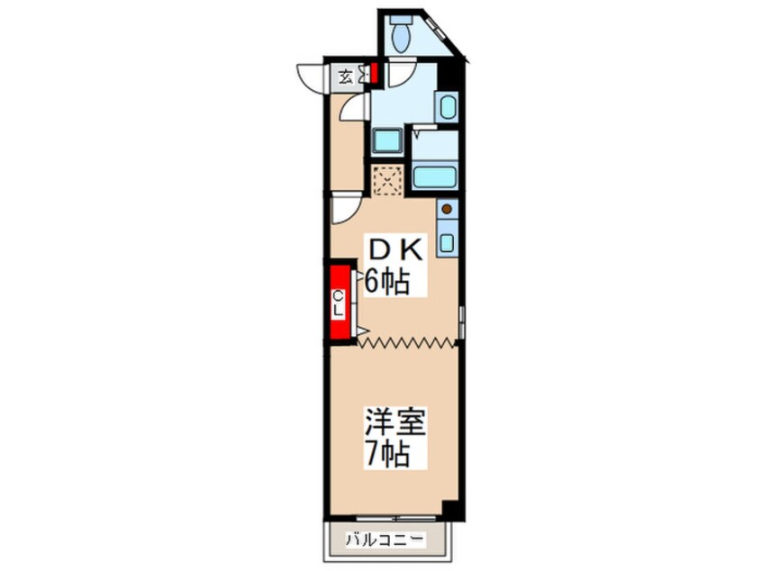 間取図 ぐらんぽると国立