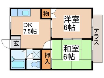 間取図 サマックス・ヴィレッヂＣ