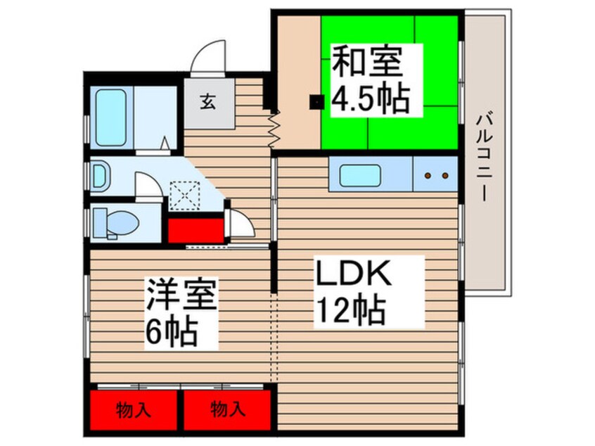 間取図 小金原団地（106）