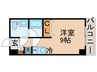 プライムアーバン豊洲 1Rの間取り