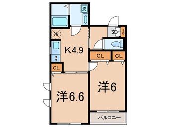 間取図 サンパレス日之出