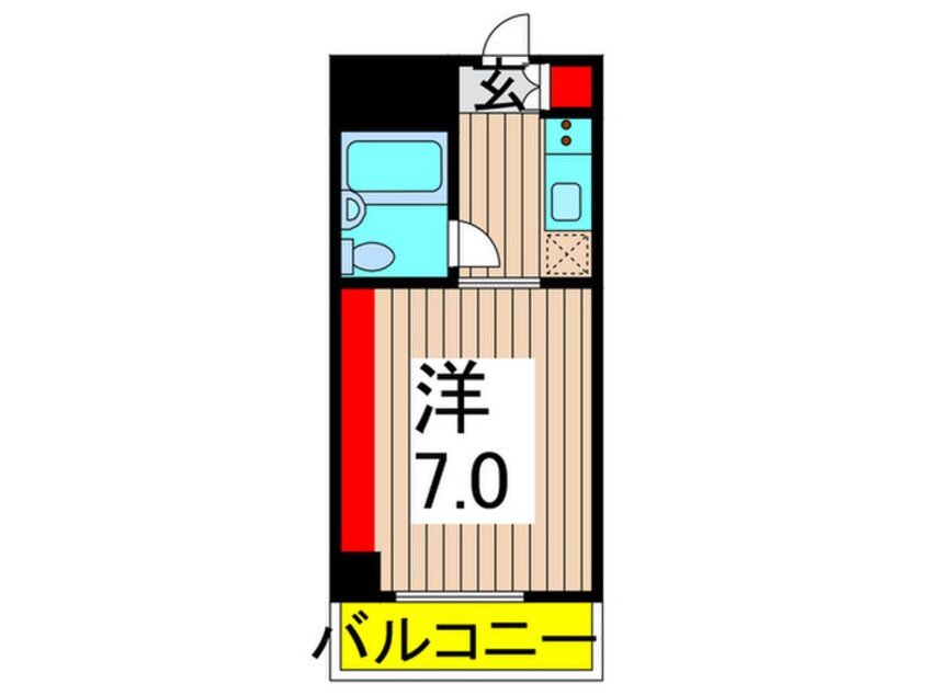 間取図 エルスタンザ亀有