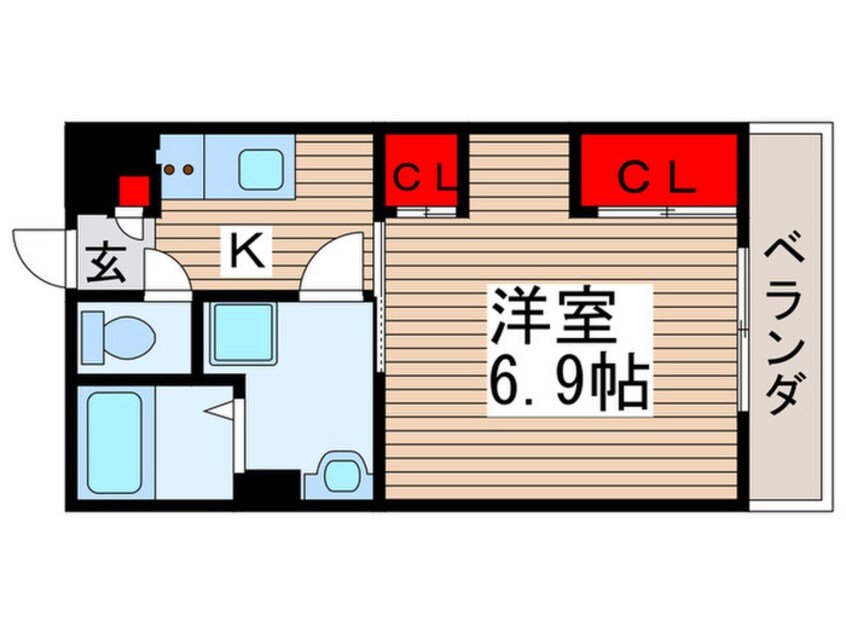 間取図 リブリ・ソレーユ　はつみ