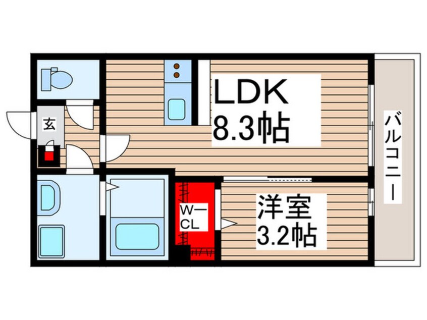 間取図 Ｓｐｒｏｕｔ流山