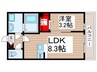 Ｓｐｒｏｕｔ流山 1LDKの間取り