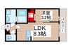 Ｓｐｒｏｕｔ流山 1LDKの間取り