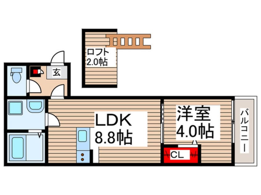 間取図 Ｓｐｒｏｕｔ流山