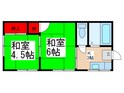 たつみ荘の間取図