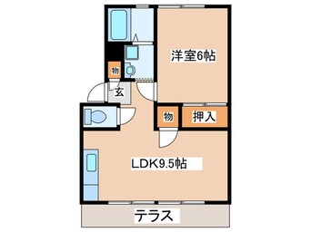 間取図 セントラルハイツＢ