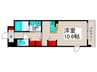 プラシード 1Rの間取り