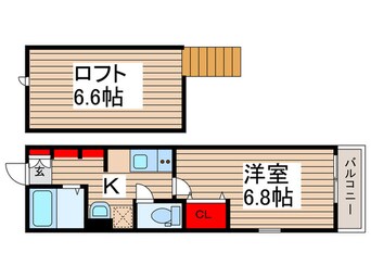 間取図 エクセラン馬橋ｗｅｓｔ