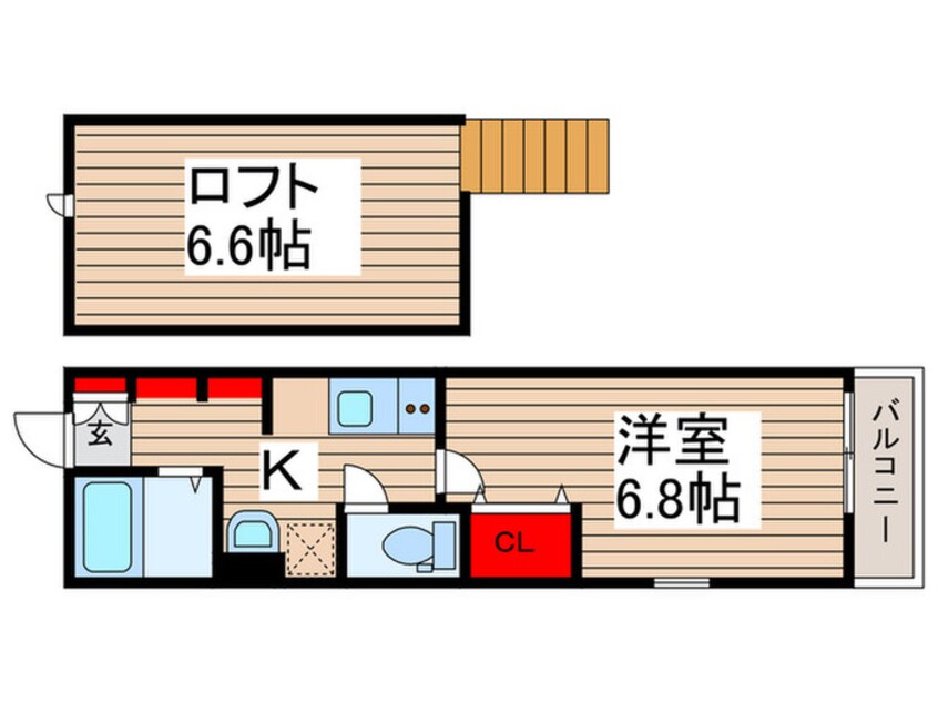 間取図 エクセラン馬橋ｗｅｓｔ