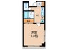 メルベイユ　2 1Kの間取り