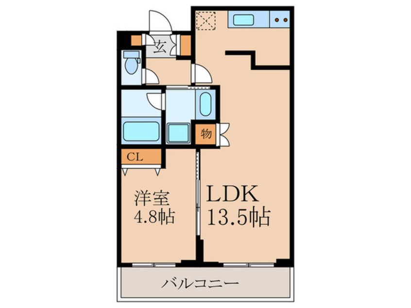 間取図 コンフォリア中落合