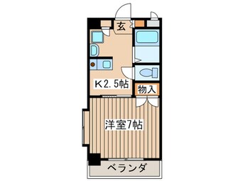 間取図 ラポ－ル鶴嶺