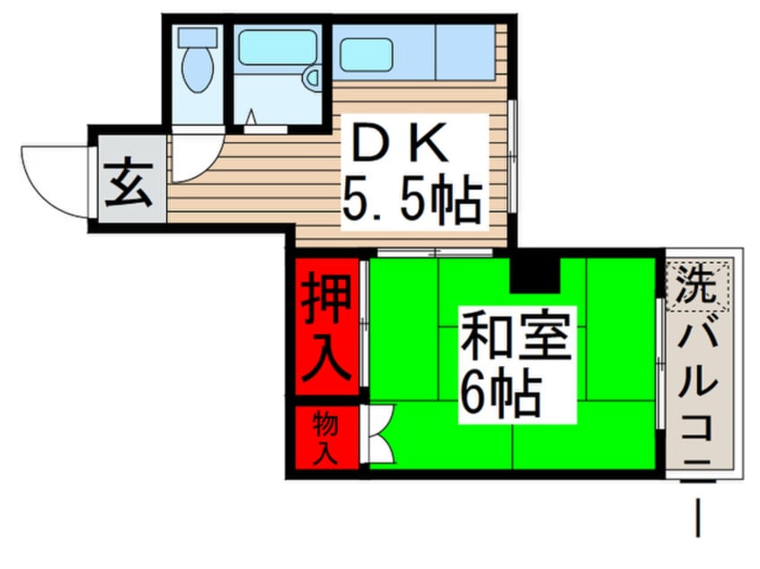 間取図 ファミールマツシマ