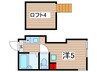 プライムテラス日吉 1Rの間取り