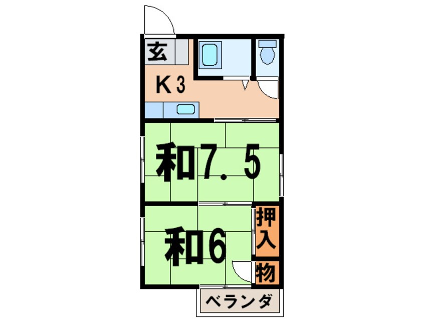 間取図 ハイツ川久保