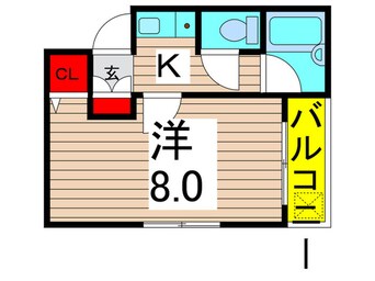 間取図 コーポアヤ