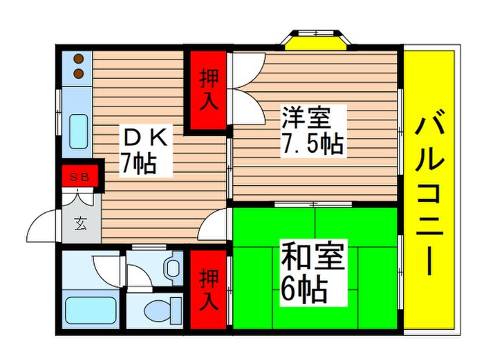 間取り図 サンヒルズ柏