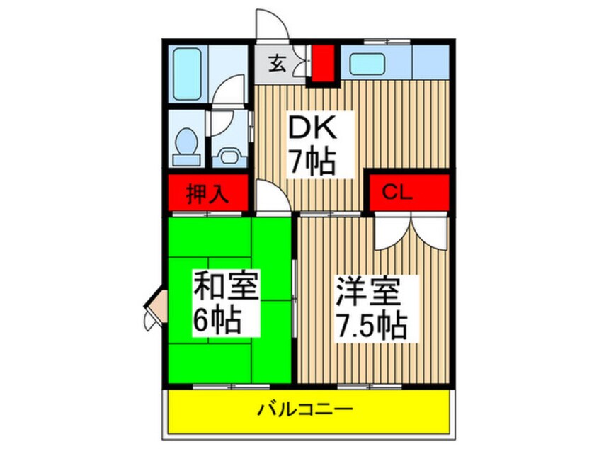 間取図 サンヒルズ柏