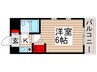 ローズガーデンＡ６８番館 1Kの間取り
