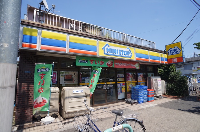 ミニストップ(コンビニ)まで298m フラット　ワン