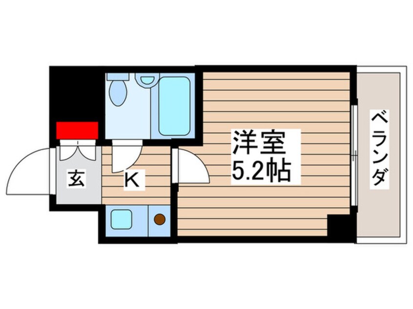 間取図 プランドール富浜Ⅰ（Ｋ-13）