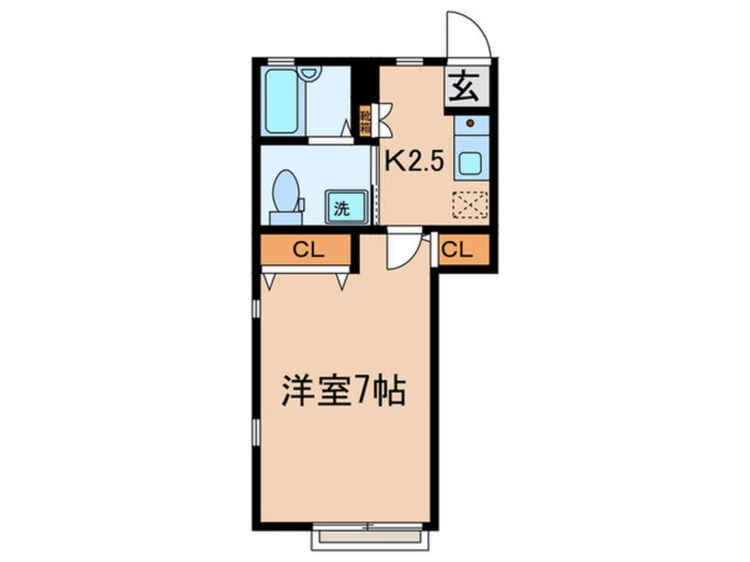 間取図 エスポワール下並木