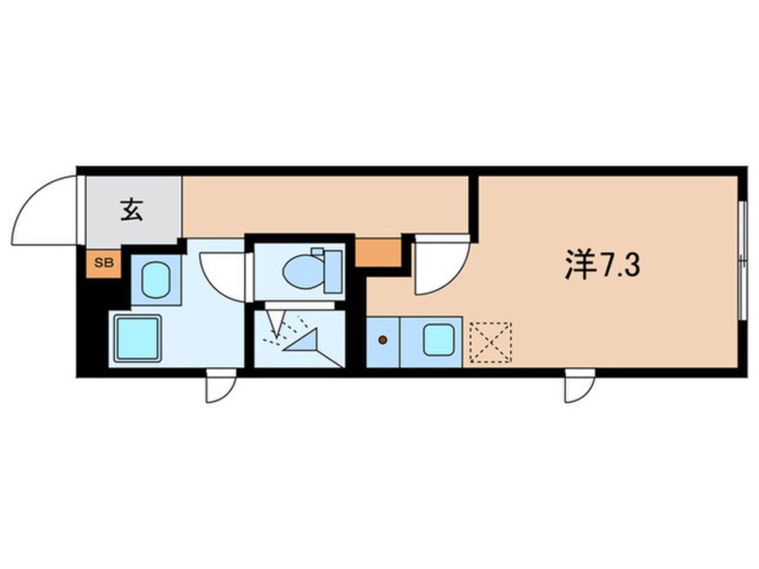 間取図 FABRIC高輪