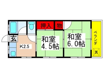 間取図 むさし荘