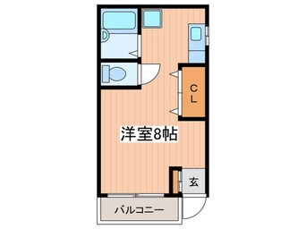 間取図 リ－フハウス上水南