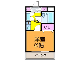 間取図 ＮＴコ－ポ向原