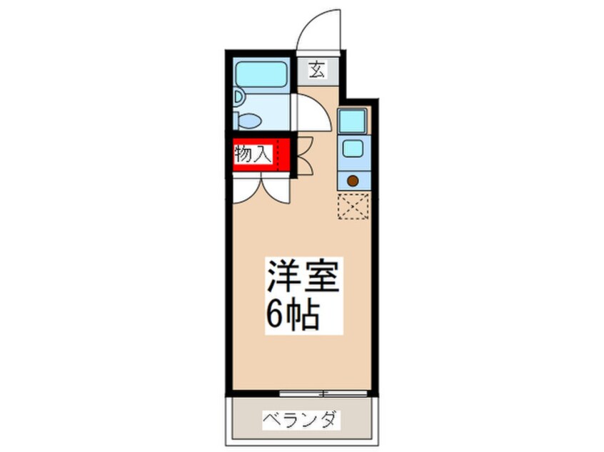 間取図 アメニティコウヤマ第８ガ－デン