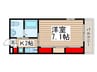 リブリ・ブリッジ・津田沼 1Kの間取り