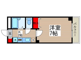 間取図 エリクシ－ル南行徳・壱番館